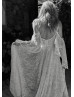 Spaghetti Straps Ivory Lace Tulle Charming Wedding Dress